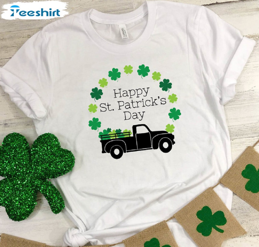 Happy St. Patricks Day With Shamrock Shirt